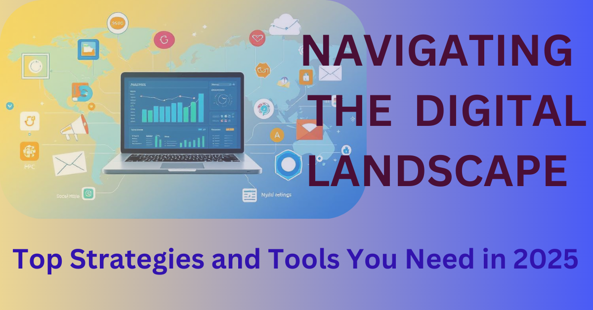 Image depicting digital marketing strategies, illustrating the concept of navigating the digital landscape.